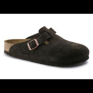 Birkenstock Boston Suede Clogs